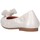 Chaussures Fille Ballerines / babies Unisa CARMINA N BONE Blanc