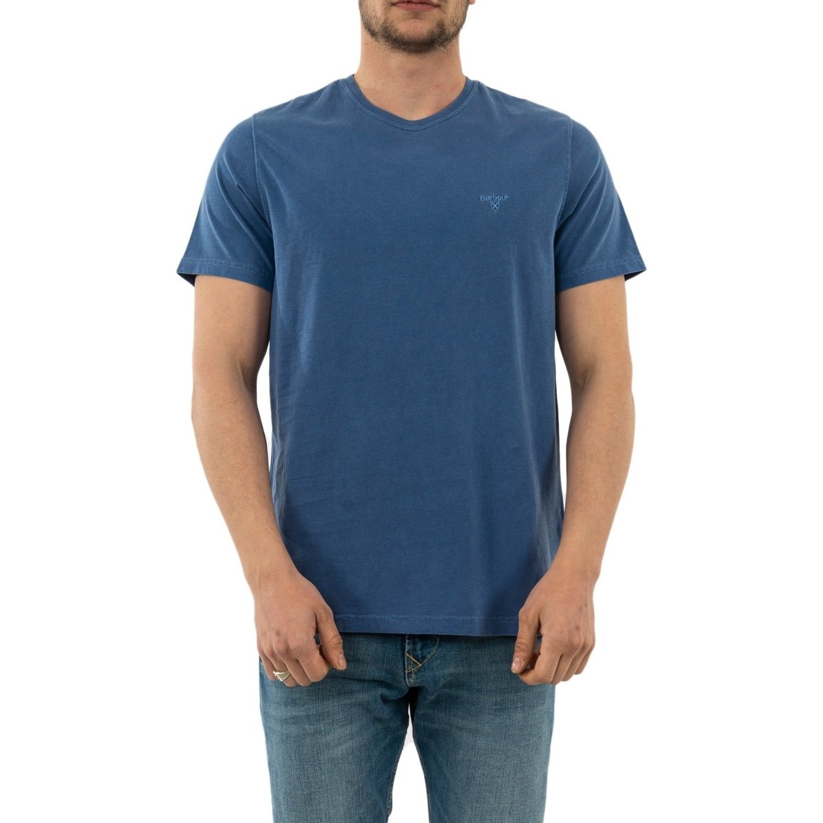 Vêtements Homme T-shirts manches courtes Barbour mml0860 Bleu