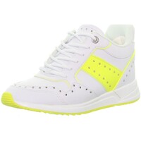 Chaussures Femme Baskets basses Guess Basket rejy  ref_48267 Blanc jaune Jaune