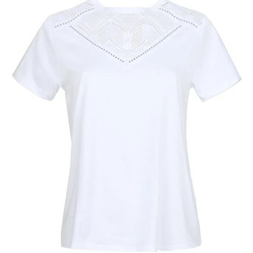 Vêtements Femme Mushroom sweatshirt with turn-up hem Kaporal RIMAL OPT WHITE Blanc