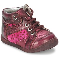 Chaussures Fille Boots Catimini CABILLAUD Rose / Marron