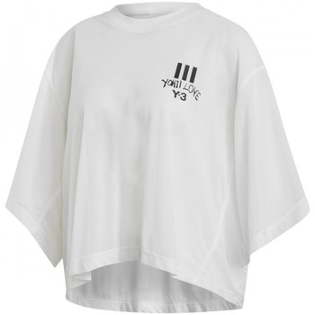 Vêtements Homme T-shirts manches longues adidas Originals Y-3 Ylove Blanc