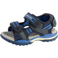 Chaussures Garçon Sandales et Nu-pieds Geox Sandales Garçons J Borealis B. D -Mesh+Wax.Syn Bleu