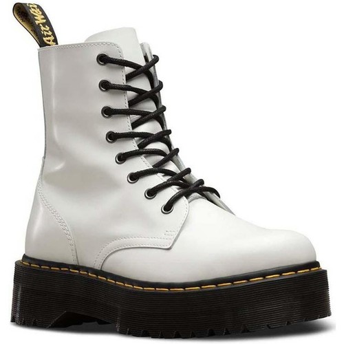 Chaussures Bottes Dr. Martens brown Blanc