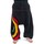 Vêtements Cbp - Conbuenpie Fantazia Sarouel grande taille mixte arc-en-ciel tricolore reggae Noir