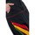 Vêtements Pantalons fluides / Sarouels Fantazia Sarouel grande taille mixte arc-en-ciel tricolore reggae Noir