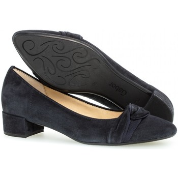 Chaussures Gabor daim talonrecouvert Bleu - Chaussures Escarpins Femme 125 