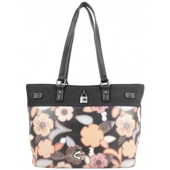 Sacs Femme Cabas / Sacs shopping Mac Alyster Sac shopping  Fragrance noir motif fleur Multicolor