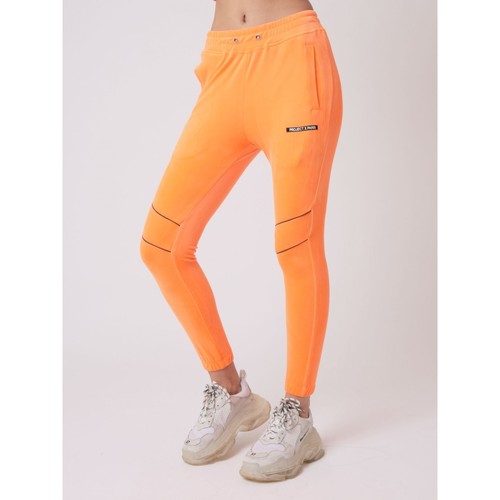Pantalons de survêtement Project X Paris Jogging F204086 Orange - Vêtements Joggings / Survêtements Femme 49 