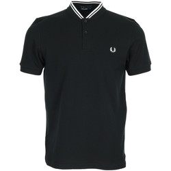 Vêtements Homme Polos manches courtes Fred Perry Bomber Collar Polo Shirt noir