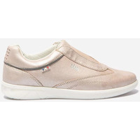 Chaussures Femme Tennis TBS Baskets cuir made in france OCELINA Champagne