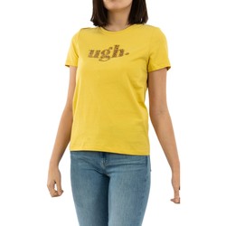 Vêtements Femme T-shirts manches courtes Only gita misted yellow jaune