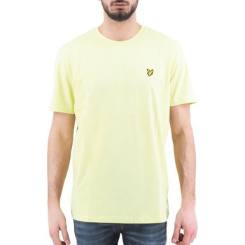 Vêtements Homme T-shirts & Polos Lyle & Scott Lyle  Scott  T-Shirt uni jaune  LYSTS400V Z913 Jaune