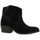 Chaussures Femme Bottes Exit Boots cuir velours Noir