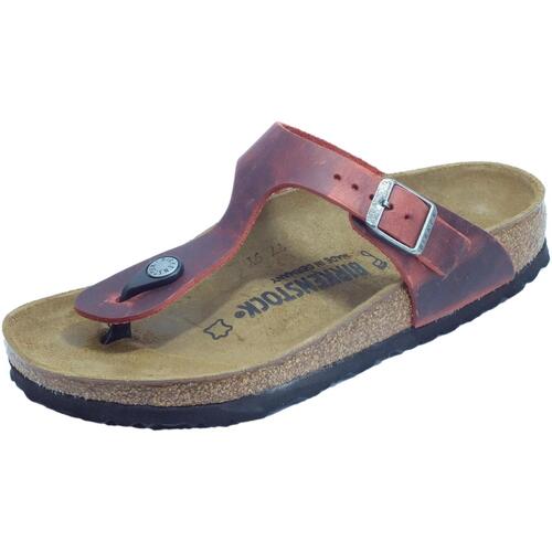 Chaussures Femme Tongs Birkenstock 1015546 Gizeh BS Earth Rouge