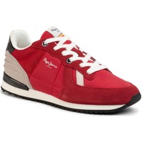 Chaussures Homme Baskets mode Pepe jeans TINKER WER Rouge