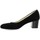 Chaussures Femme en 4 jours garantis Escarpins cuir velours Noir