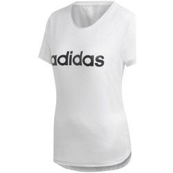 Vêtements Femme T-shirts manches courtes adidas Originals D2M Logo Tee Blanc
