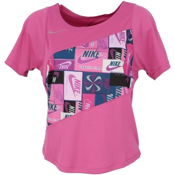 Vêtements Femme T-shirts manches courtes Nike Running top femme mode Rose