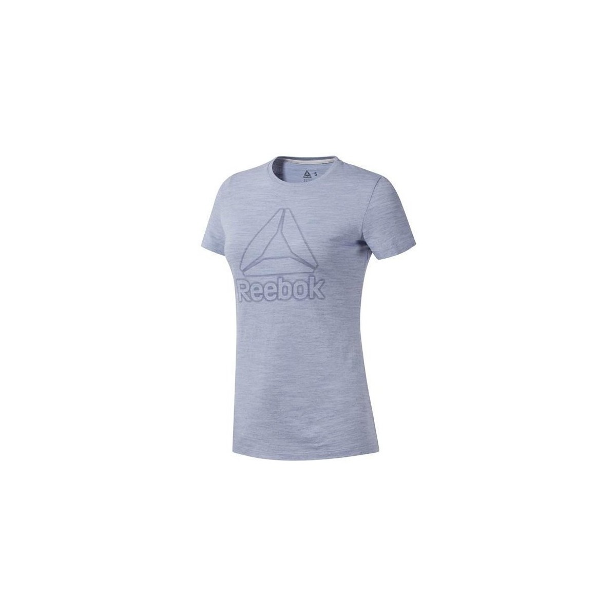 Vêtements Femme T-shirts manches courtes Reebok Sport TE Marble Logo Tee Gris