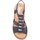 Chaussures Femme Sandales et Nu-pieds Rieker 6285014 Marron, Noir