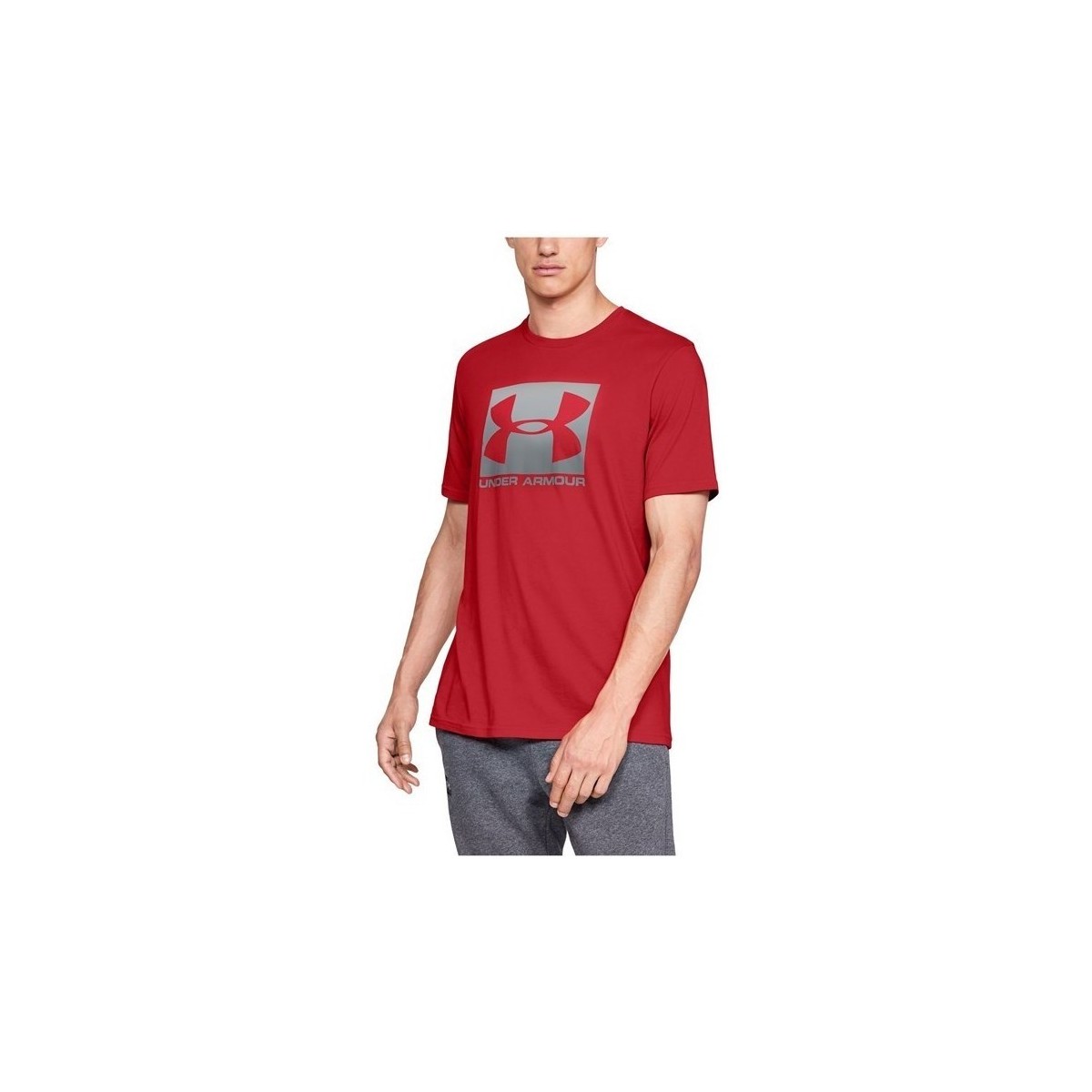 Vêtements Homme T-shirts manches courtes Under Armour Boxed Sportstyle Rouge