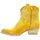 Chaussures Femme Bottes Paoyama Boots cuir velours  ocre Jaune