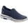 Chaussures Homme Baskets basses Skechers GO Walk 5 Blanc, Bleu marine