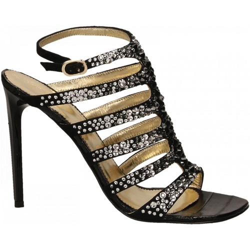 Chaussures Femme Sandales et Nu-pieds Ororo CAMOSCIO Noir