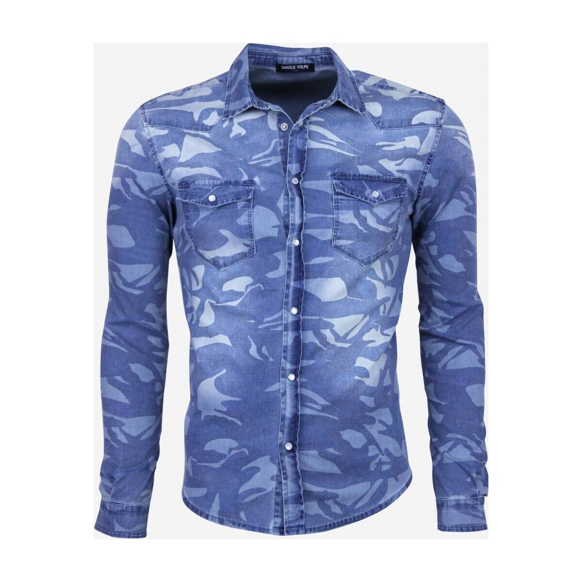 Vêtements Homme Chemises manches longues Daniele Volpe 11808881 Bleu