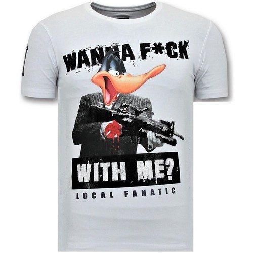 Vêtements Homme T-shirts manches courtes Local Fanatic 106309532 Blanc