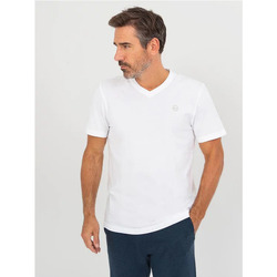 Vêtements Homme T-shirts manches longues TBS Tee-shirt ESSENVER Blanc