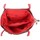 Sacs Femme Sacs porté main Patrick Blanc Sac seau  cuir motif imprimé - Rouge Multicolore