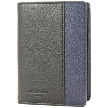 Sacs Homme Top 5 des ventes Hexagona Petit portefeuille  cuir RFID - Noir / Bleu Multicolore