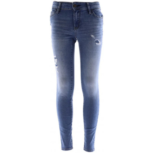 Vêtements Fille Jeans skinny Teddy Smith 50105795D Bleu
