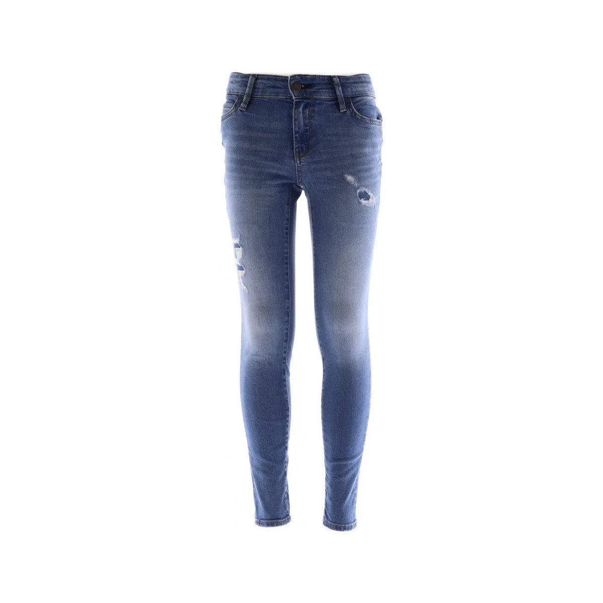 Vêtements Fille Practice Jeans skinny Teddy Smith 50105795D Bleu