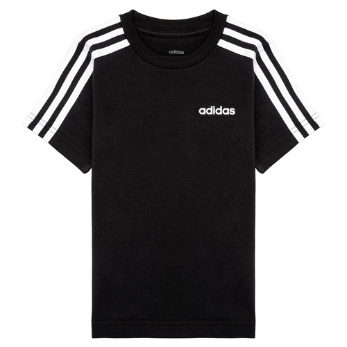 Vêtements Garçon T-shirts manches courtes retro adidas Performance YB E 3S TEE Noir