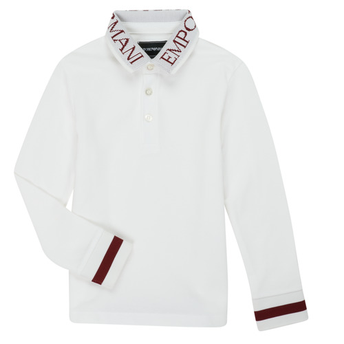 Vêtements Garçon Vestes en jean Emporio Armani 6H4FJ4-1J0SZ-0101 Blanc