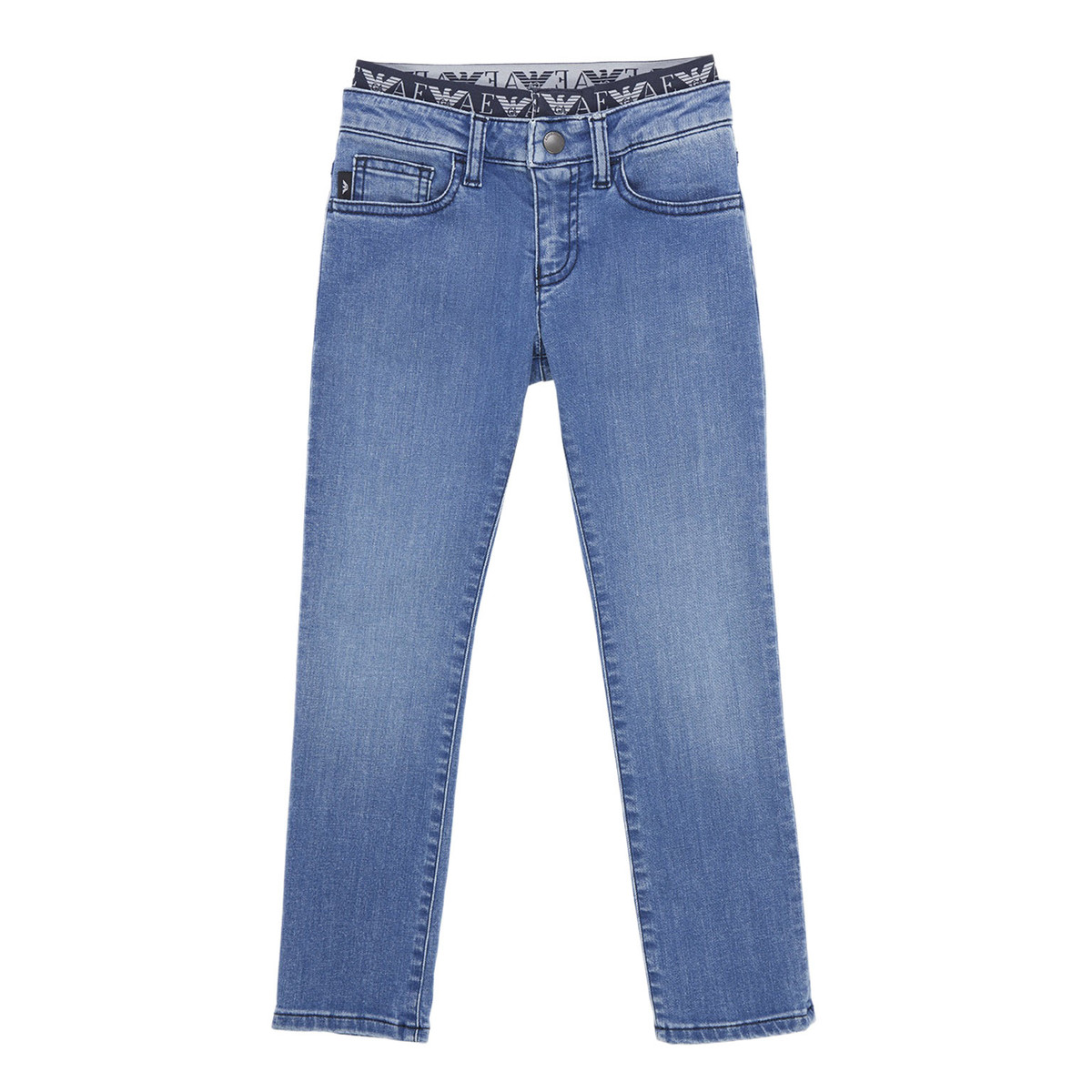 Vêtements Garçon Jeans slim Emporio ppta Armani 6H4J17-4D29Z-0942 Bleu