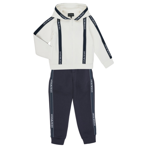Vêtements Garçon Shorts & Bermudas Emporio Armani 6H4V02-1JDSZ-0101 Marine / Blanc