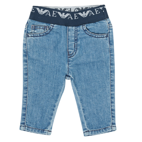 Vêtements Garçon Jeans slim Emporio Armani 6HHJ07-4D29Z-0942 Bleu
