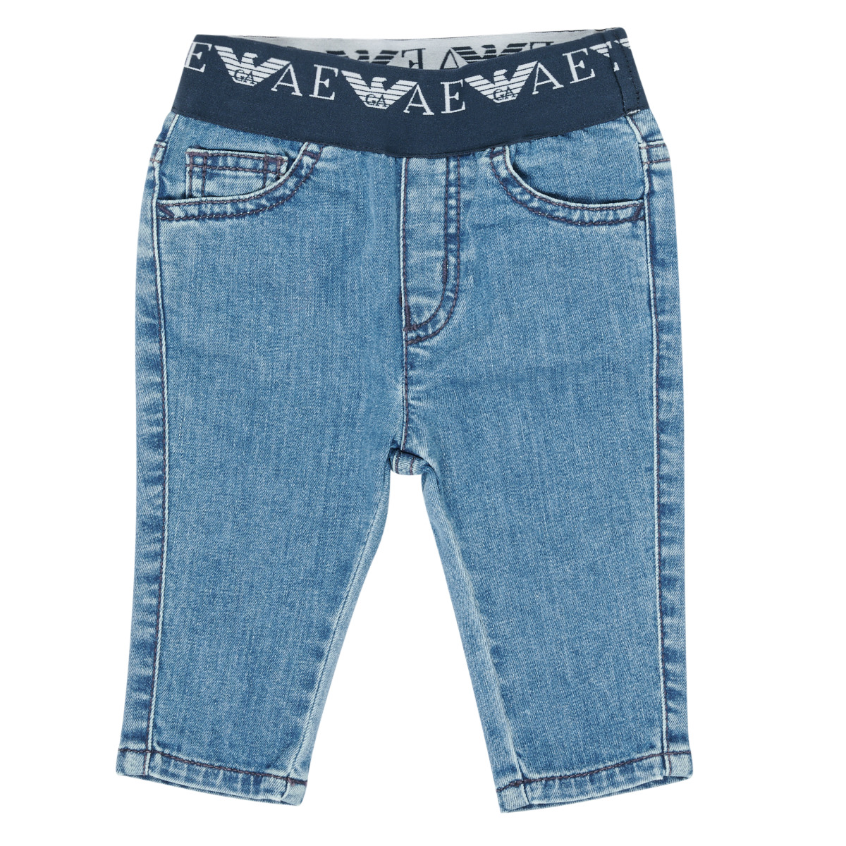 Vêtements Garçon Jeans slim Emporio Bambino Armani 6HHJ07-4D29Z-0942 Bleu