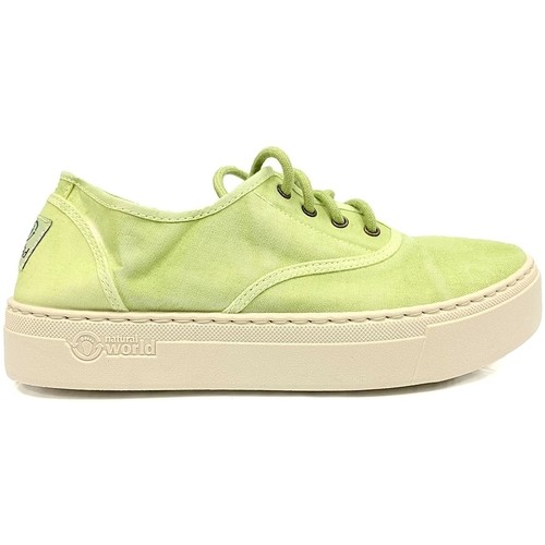 Chaussures Femme Baskets mode Natural World Rose is in the air 641-6112E Vert