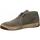 Chaussures Homme Boots Frau SUEDE Gris