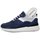 Chaussures Homme Baskets mode Exton Homme Chaussure, Sneaker en Daim et Tissu - 265 Bleu