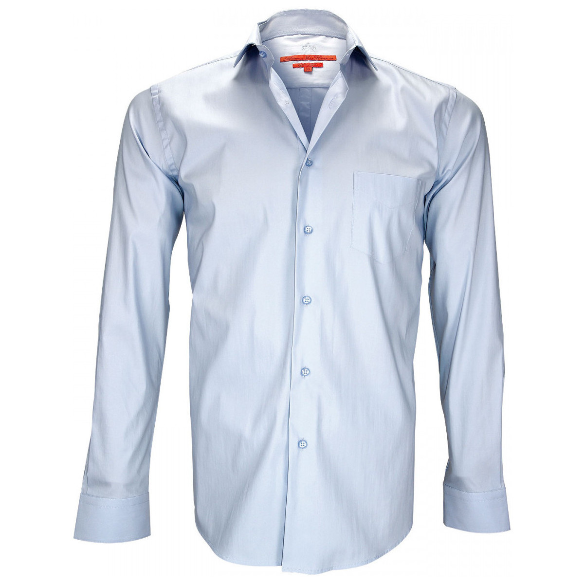 Vêtements Homme Chemises manches longues Andrew Mc Allister chemises double fil 120/2 carnaby bleu Bleu