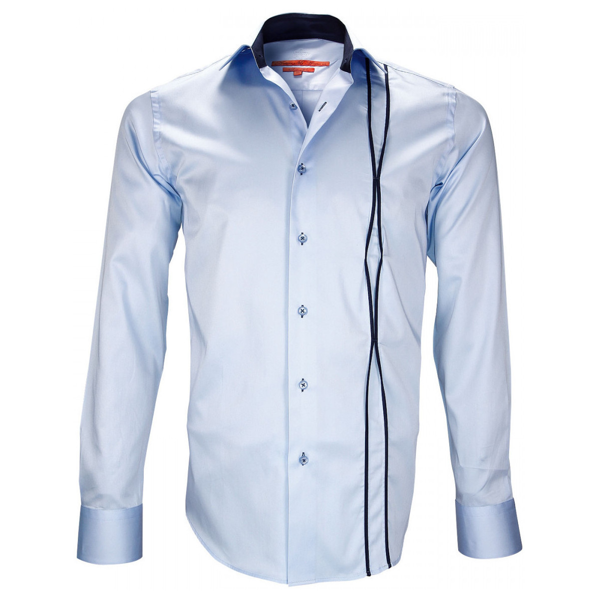 Vêtements Homme Chemises manches longues Andrew Mc Allister chemisette mode ickenham bleu Bleu