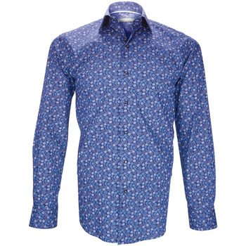 Vêtements Homme Chemises manches longues Emporio Balzani chemise fantaisie mirafiori bleu Bleu
