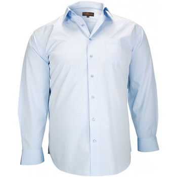 Vêtements Homme Chemises manches longues Doublissimo chemise classique cardiff blanc Blanc