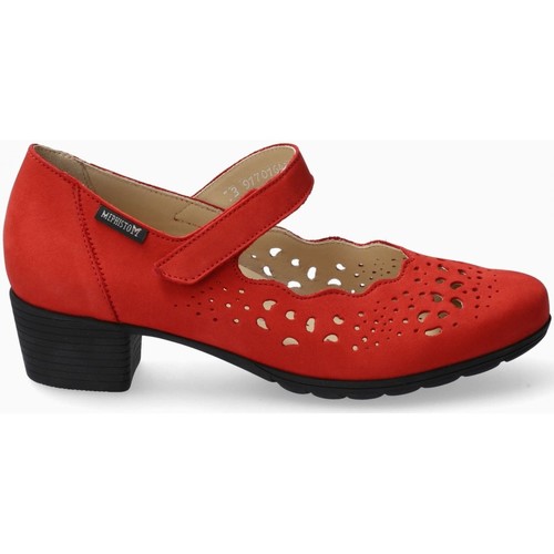 Chaussures Mephisto Trotteur cuir IVORA Rouge - Chaussures Escarpins Femme 170 